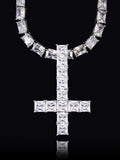 Kencarson Upside Down Baquette Cross pendant