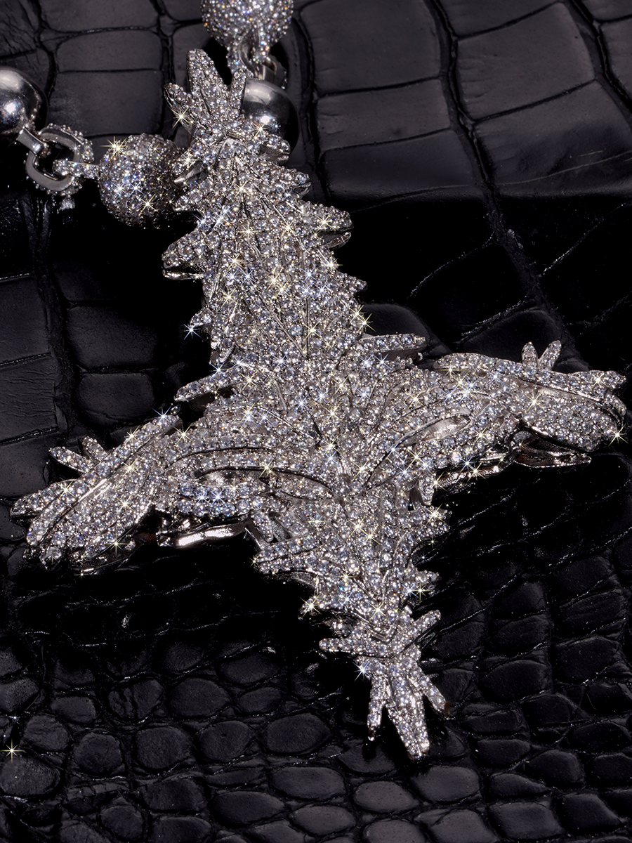 Playboi Carti THORNS CROSS Pendants