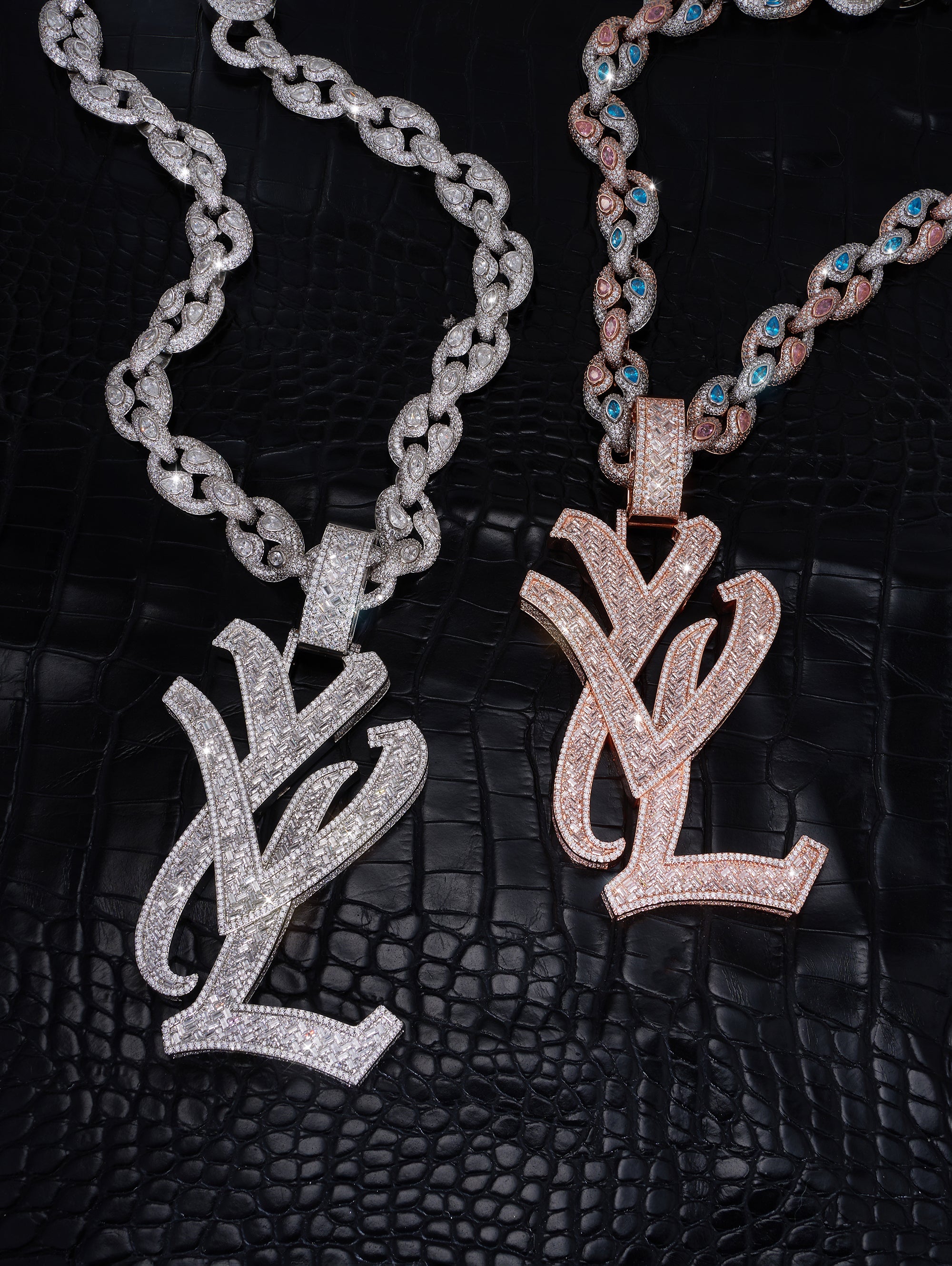 Playboicarti YVL letter pendants