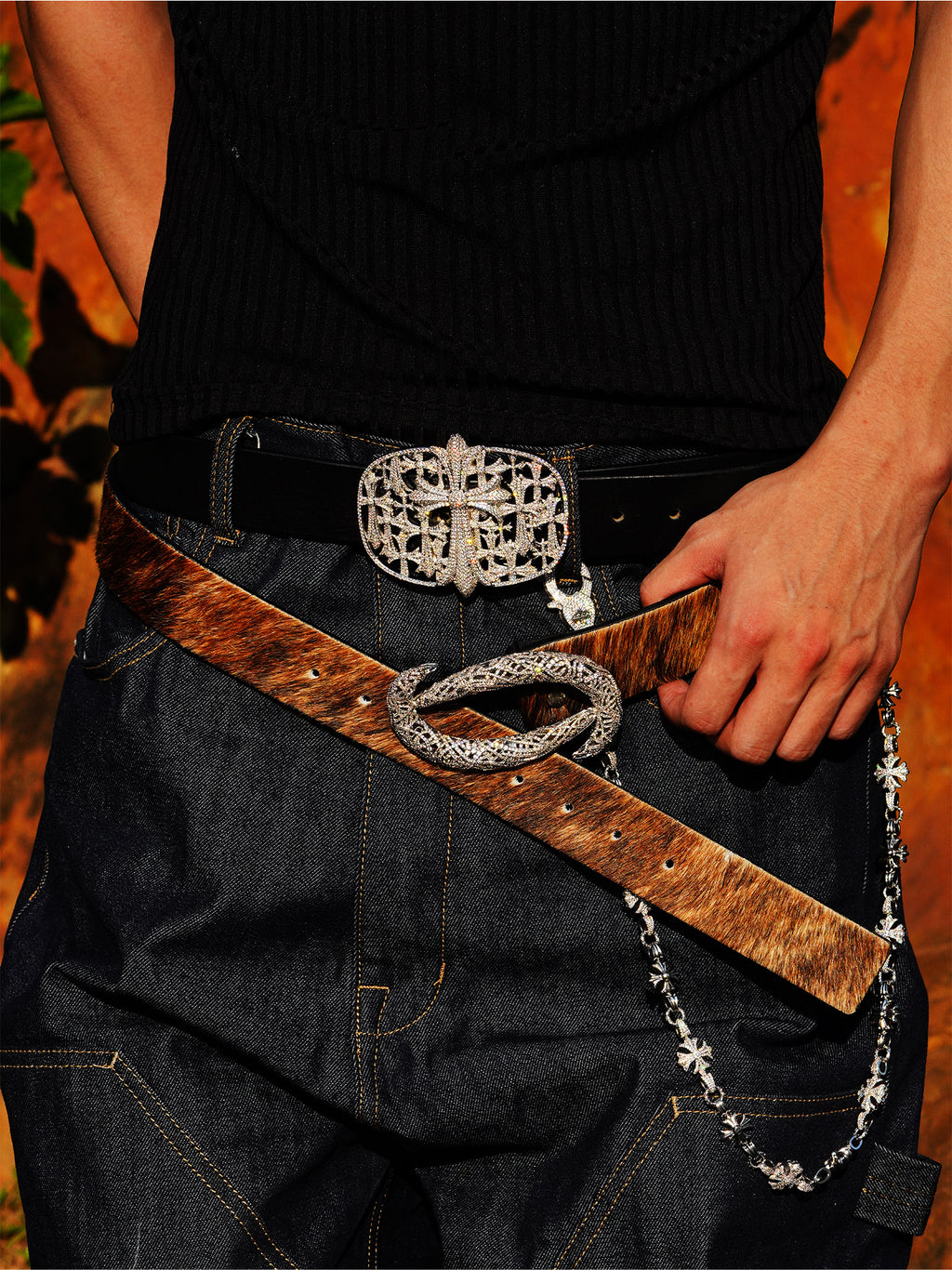 Playboi Carti Chrome Hearts type ICE BLET