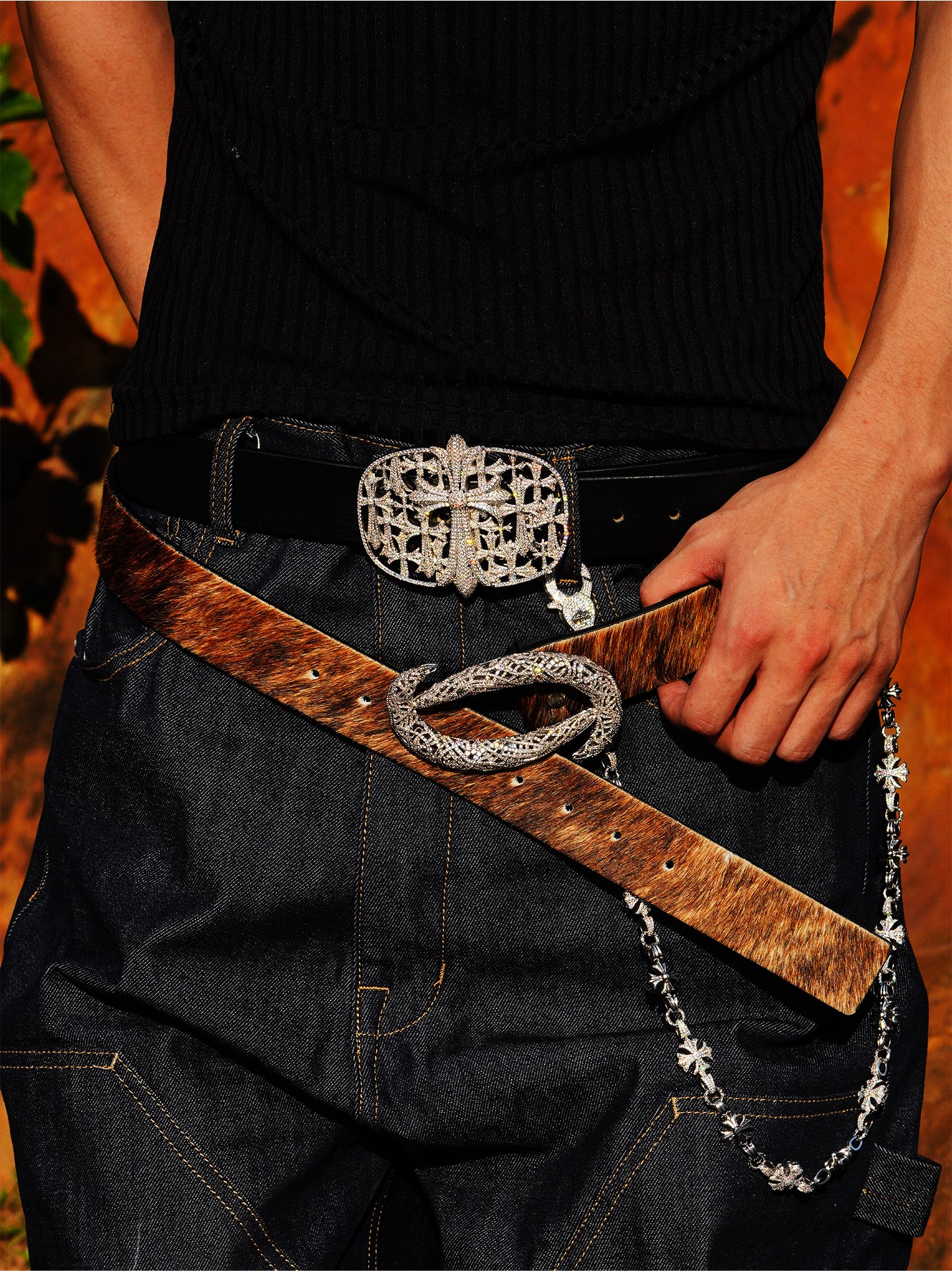 Playboi Carti Chrome Hearts type ICE BLET