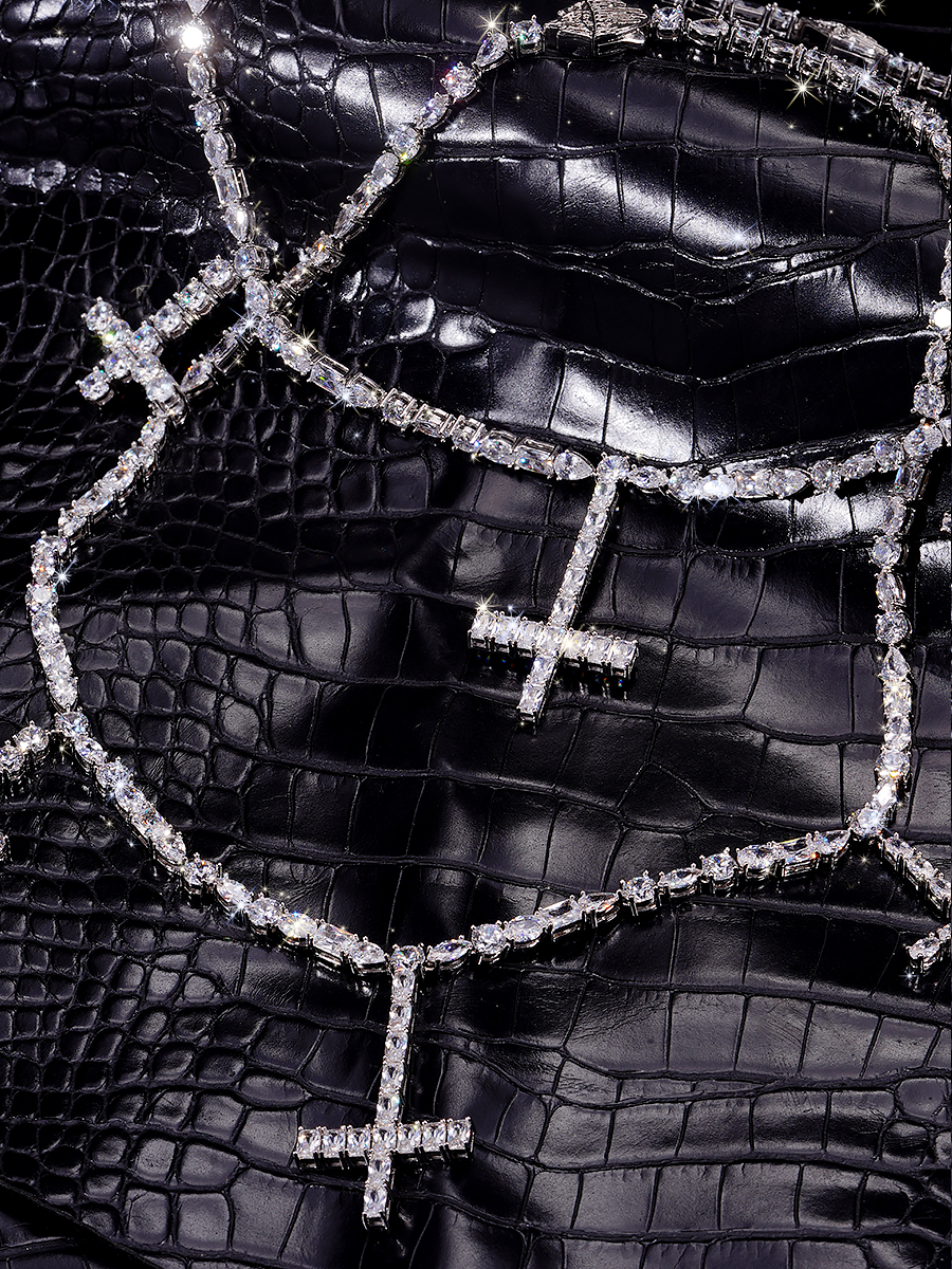 Playboi carti THREE CROSSES FOR TENNIS CHAINS