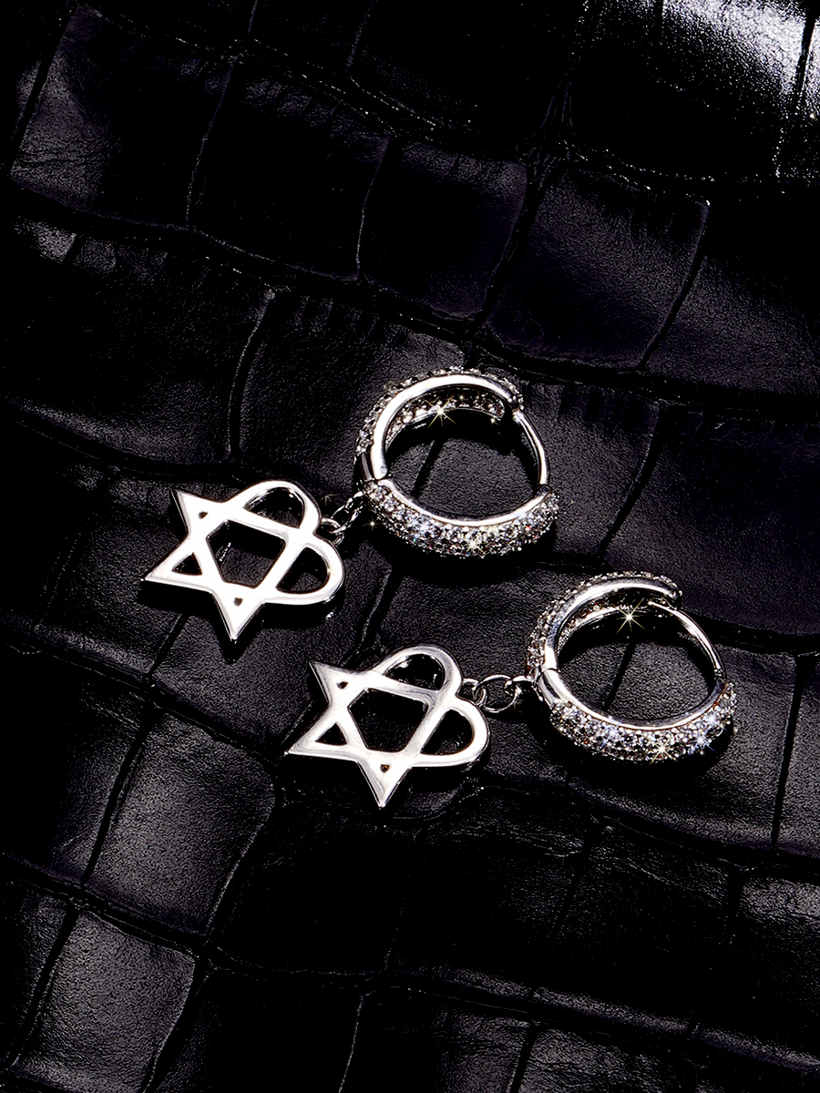 Opium HEXAGRAM EARRINGS