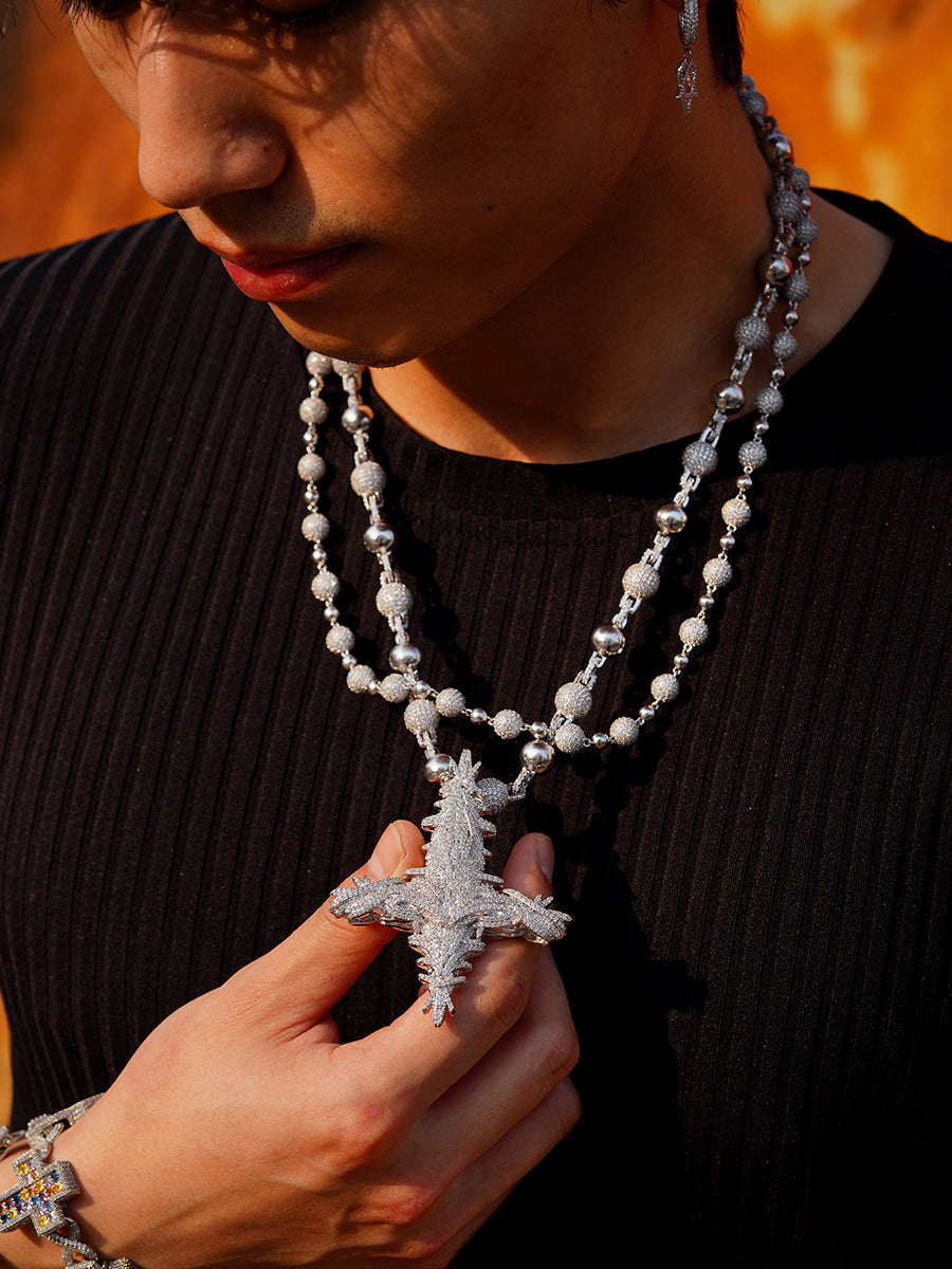 Playboi Carti THORNS CROSS Pendants