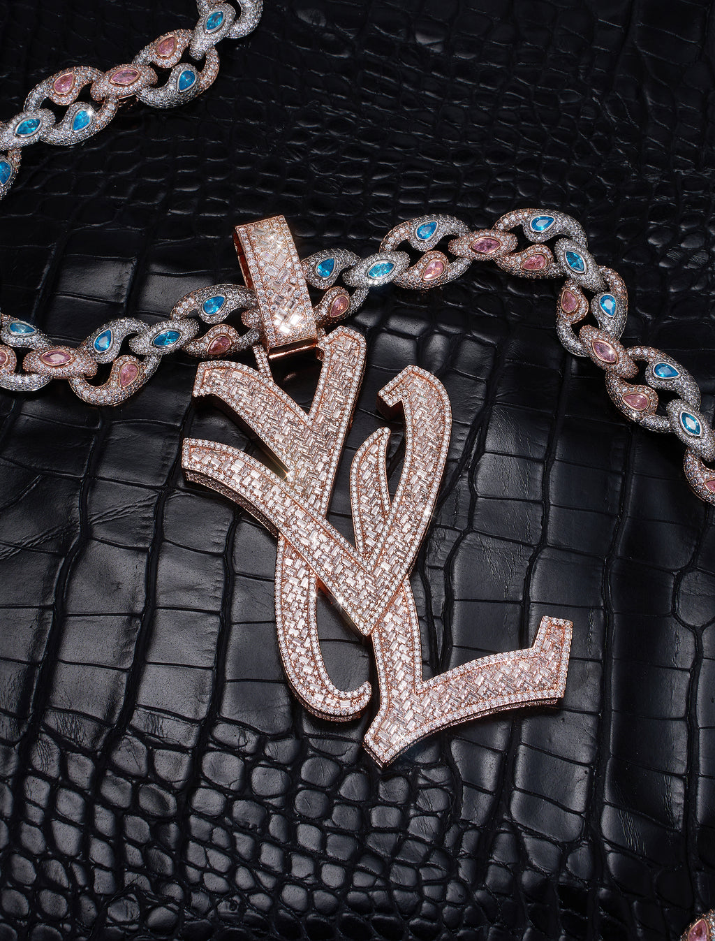 Playboicarti YVL letter pendants