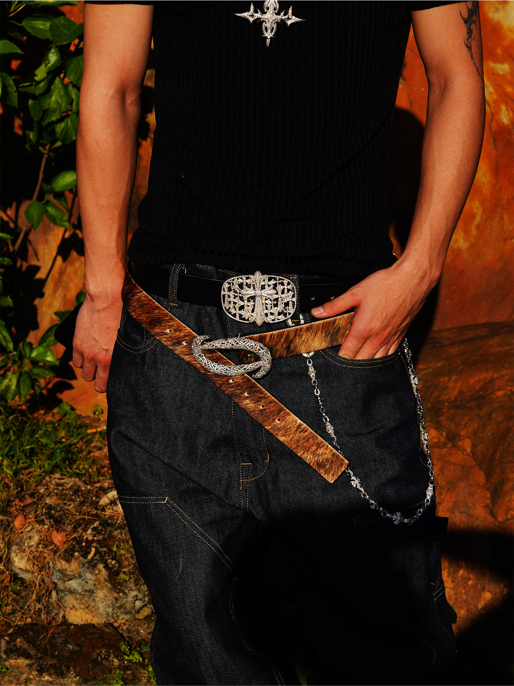 Playboi Carti Chrome Hearts type ICE BLET