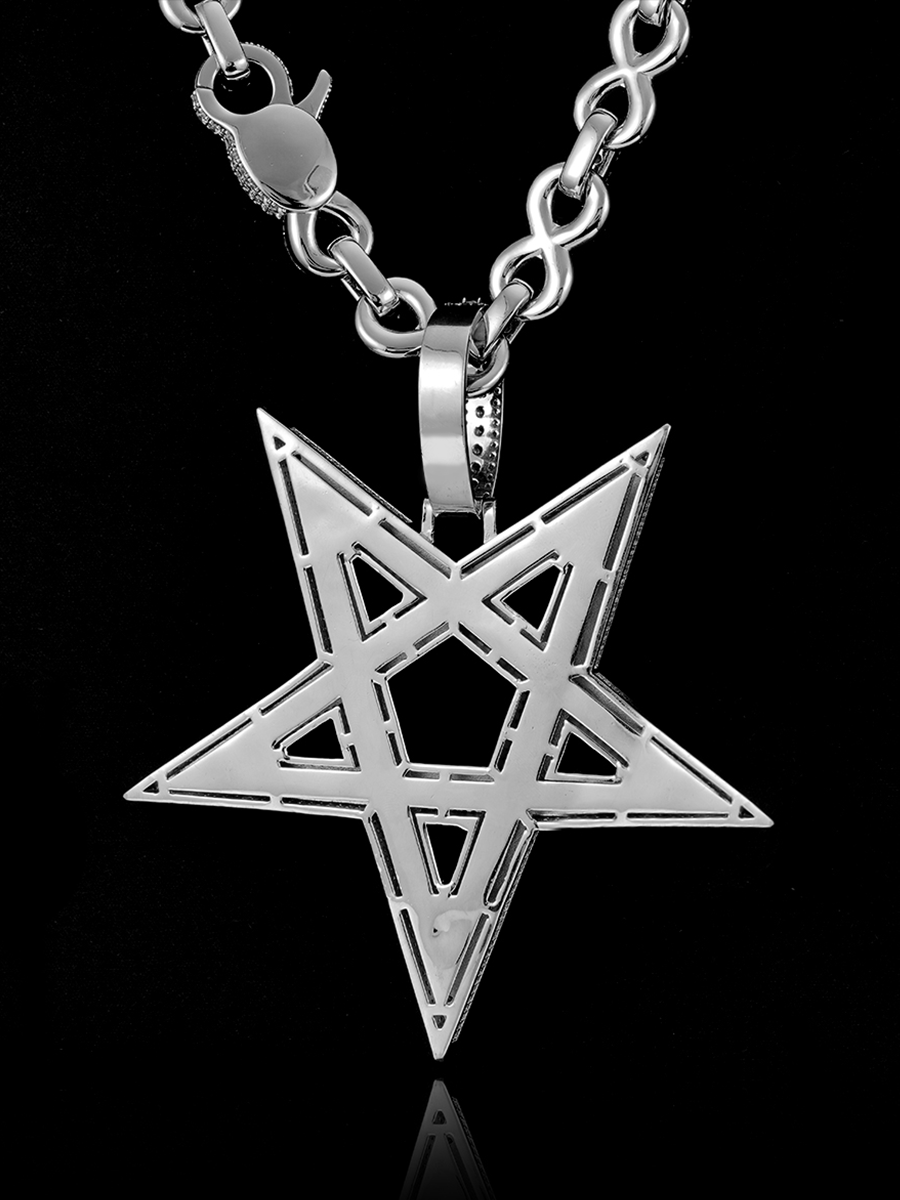 Playboi cartil opium Pentagram pendant