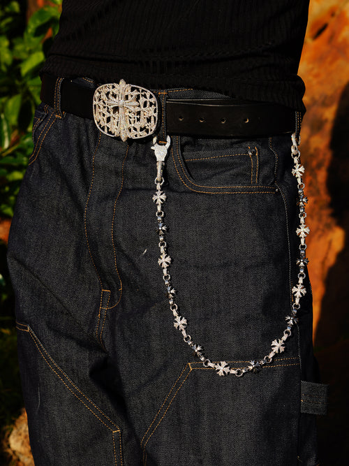 Chrome Hearts TYPE CROSS TROUSERS CHAIN