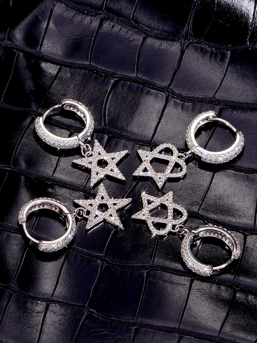 Opium HEXAGRAM EARRINGS