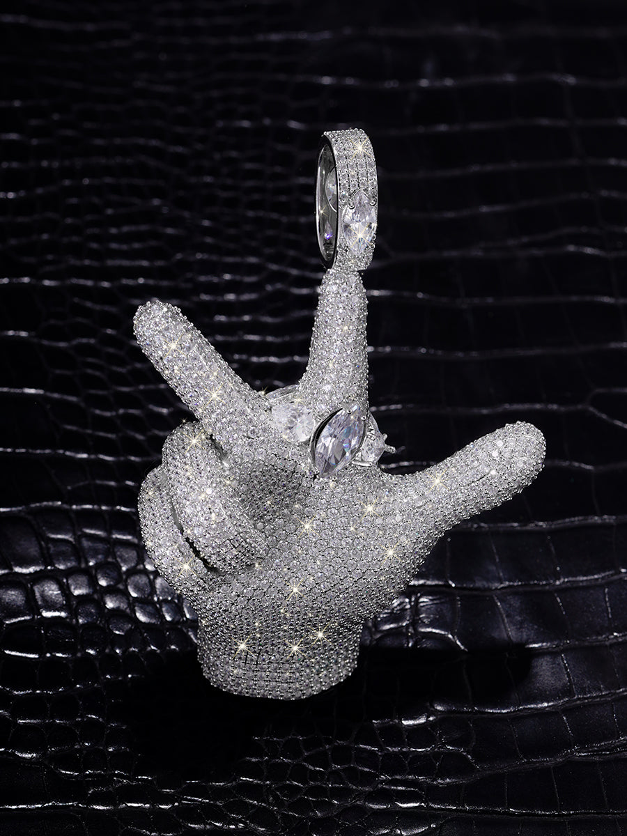 Playboicarti opium YVL finger pendant