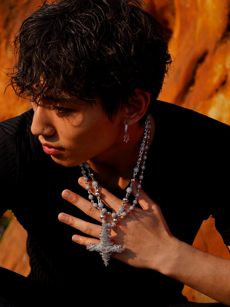 Playboi Carti THORNS CROSS Pendants