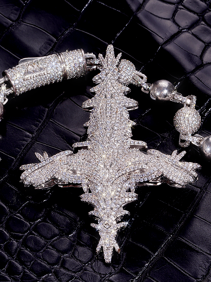 Playboi Carti THORNS CROSS Pendants