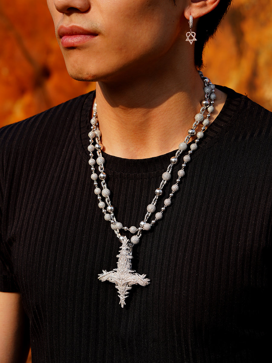 Playboi Carti THORNS CROSS Pendants