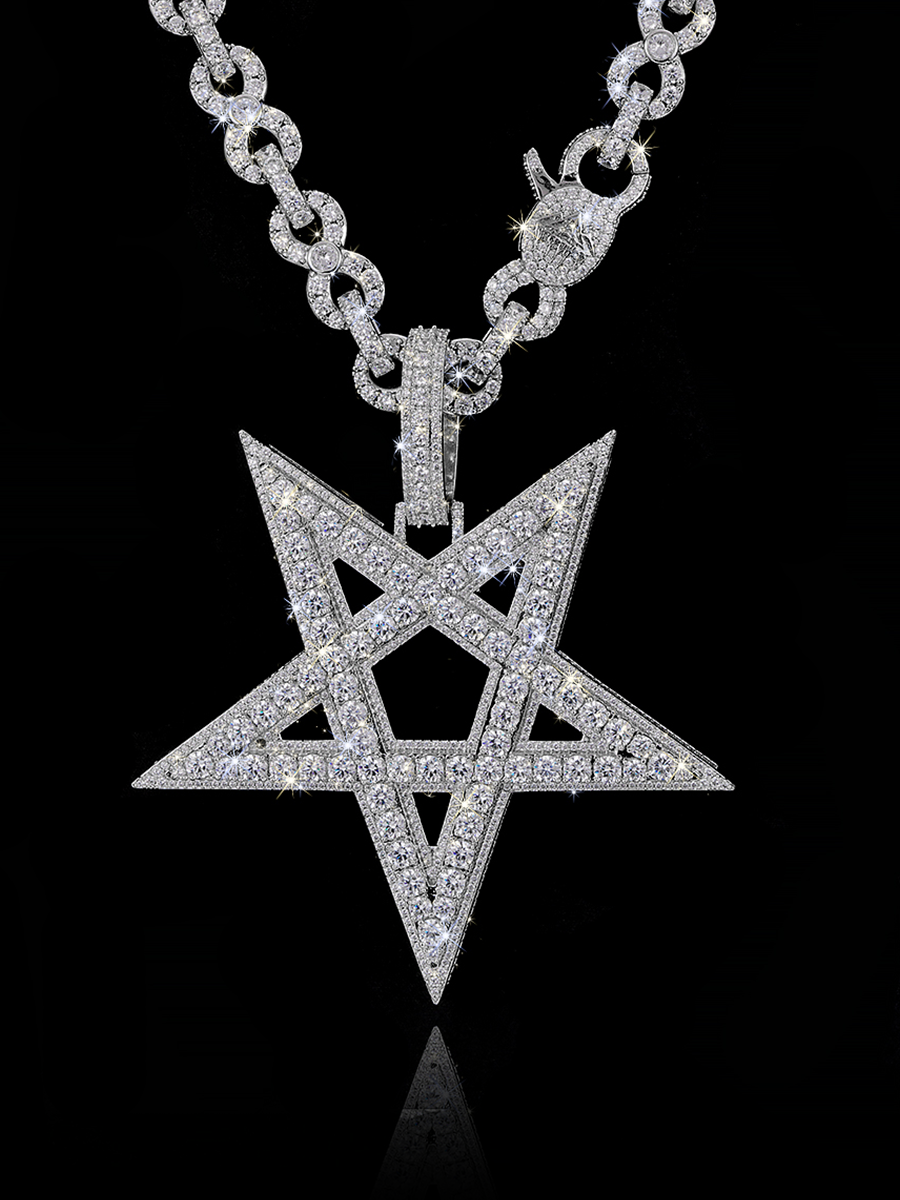 Playboi cartil opium Pentagram pendant