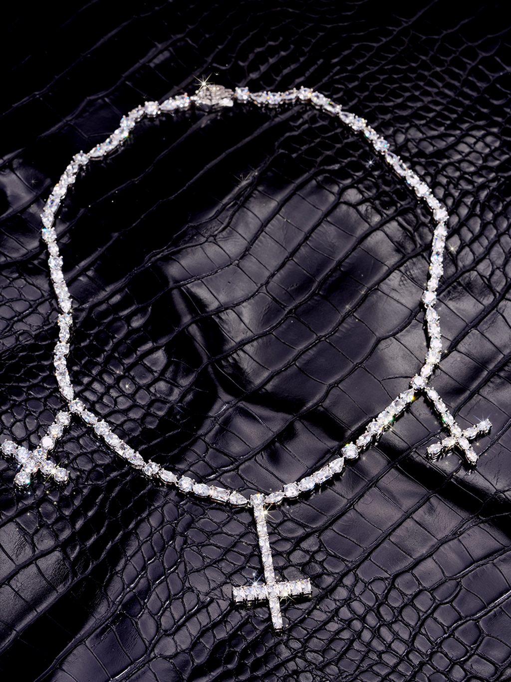 Playboi carti THREE CROSSES FOR TENNIS CHAINS