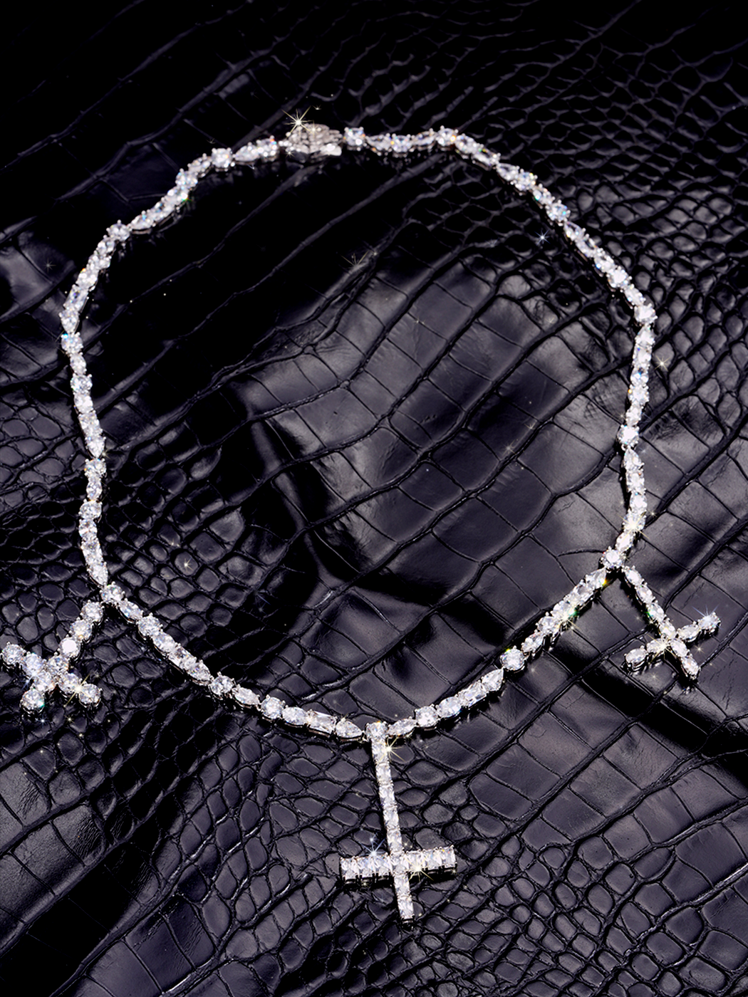 Playboi carti THREE CROSSES FOR TENNIS CHAINS